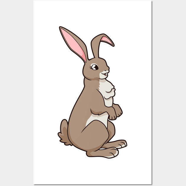 Kawaii bunny Wall Art by Modern Medieval Design